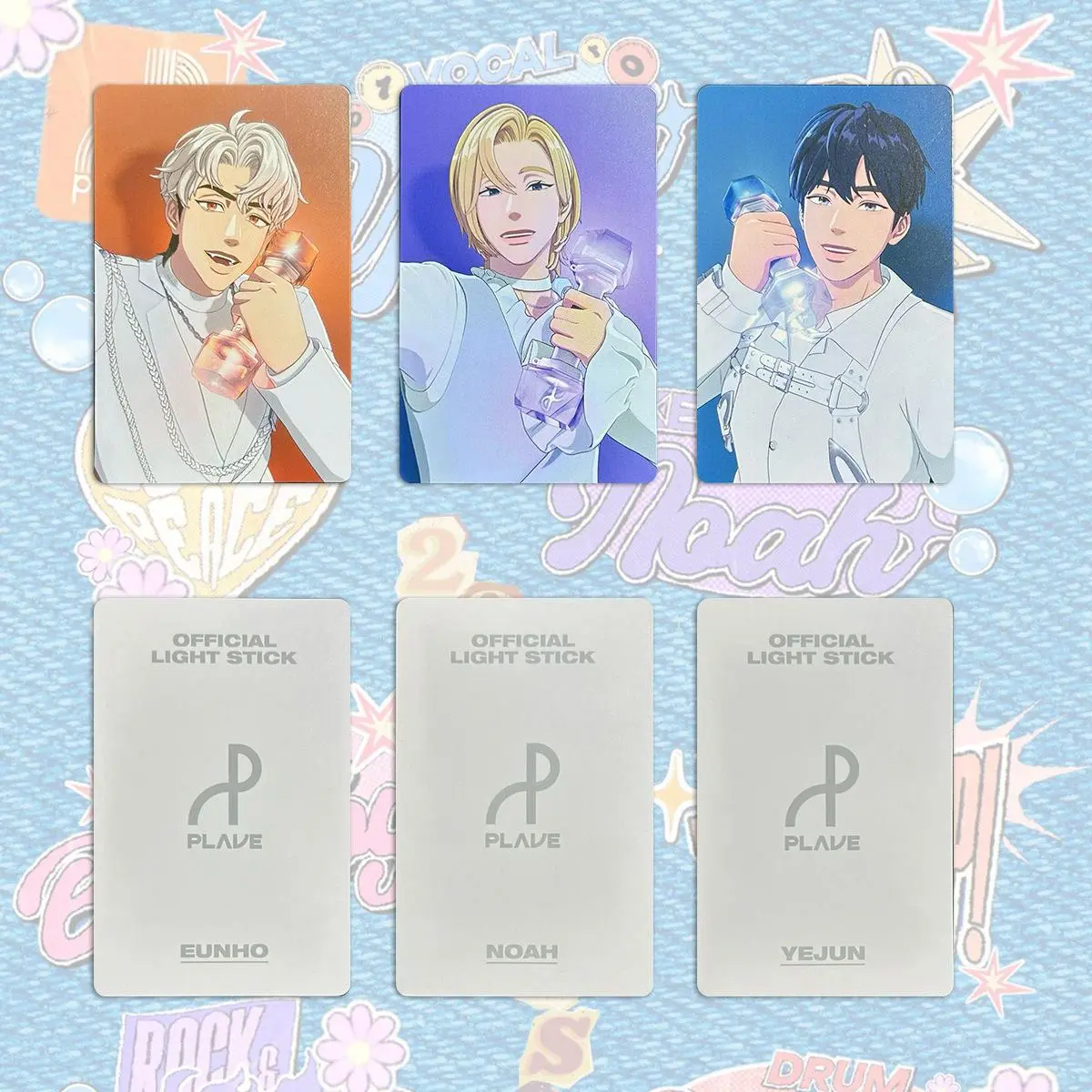 5 Pcs/Set Korean Boy Group LIGHT STICK Lomo Card NOAH BAMBY HAMIN EUNHO YEJUN HD Photocards Fans Collection Cards