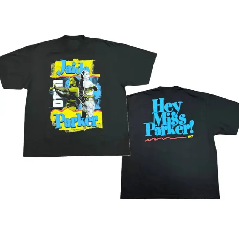 Graphic T-shirt Hey Miss Parker!2 Sides Graphic Tee Featuring Jaida Parker Design, Bold Streetwear for Trendsetters, Fashion-Forward Casual Unisex T-Shirt, Summer Verano Graphic Shirt for Men & Women