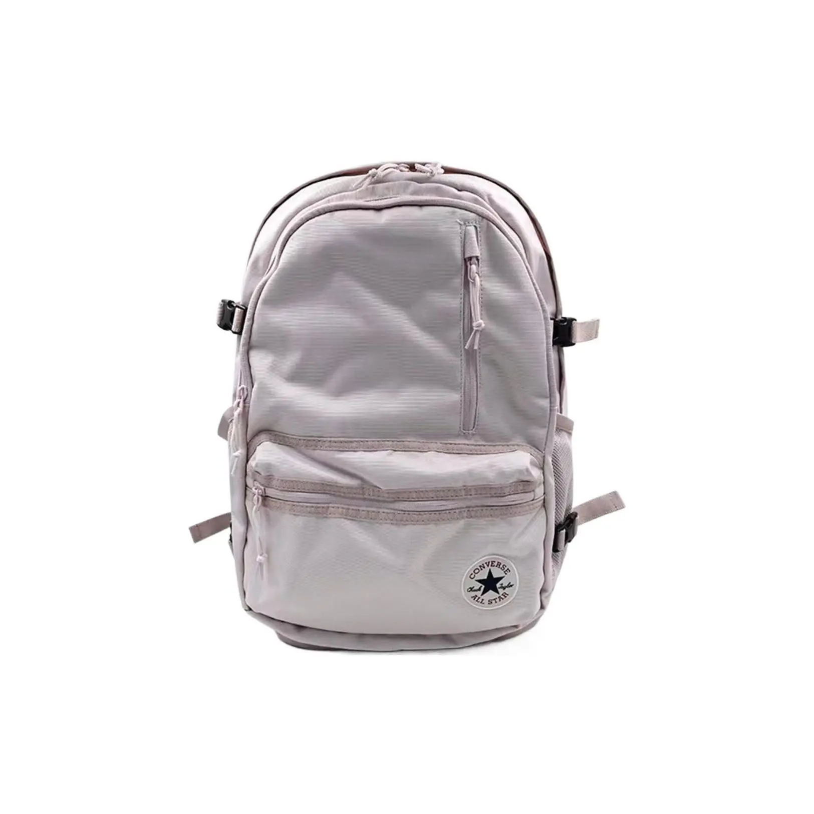 Converse Classic Polyester Backpack for Men and Women – Casual Style in Light Pink