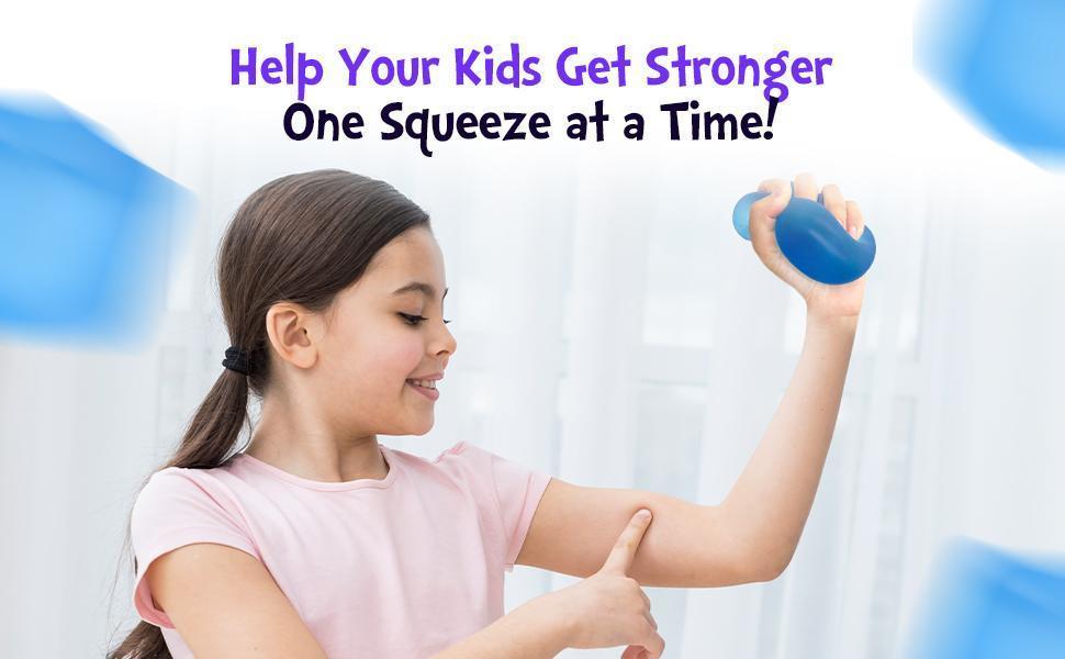 Sensory Square Stress Cube – 2.17" Ice Cube Squishy Toy for Kids & Adults, Non-Toxic Fidget Cube & Stress Relief Ball for Anxiety (Blue)