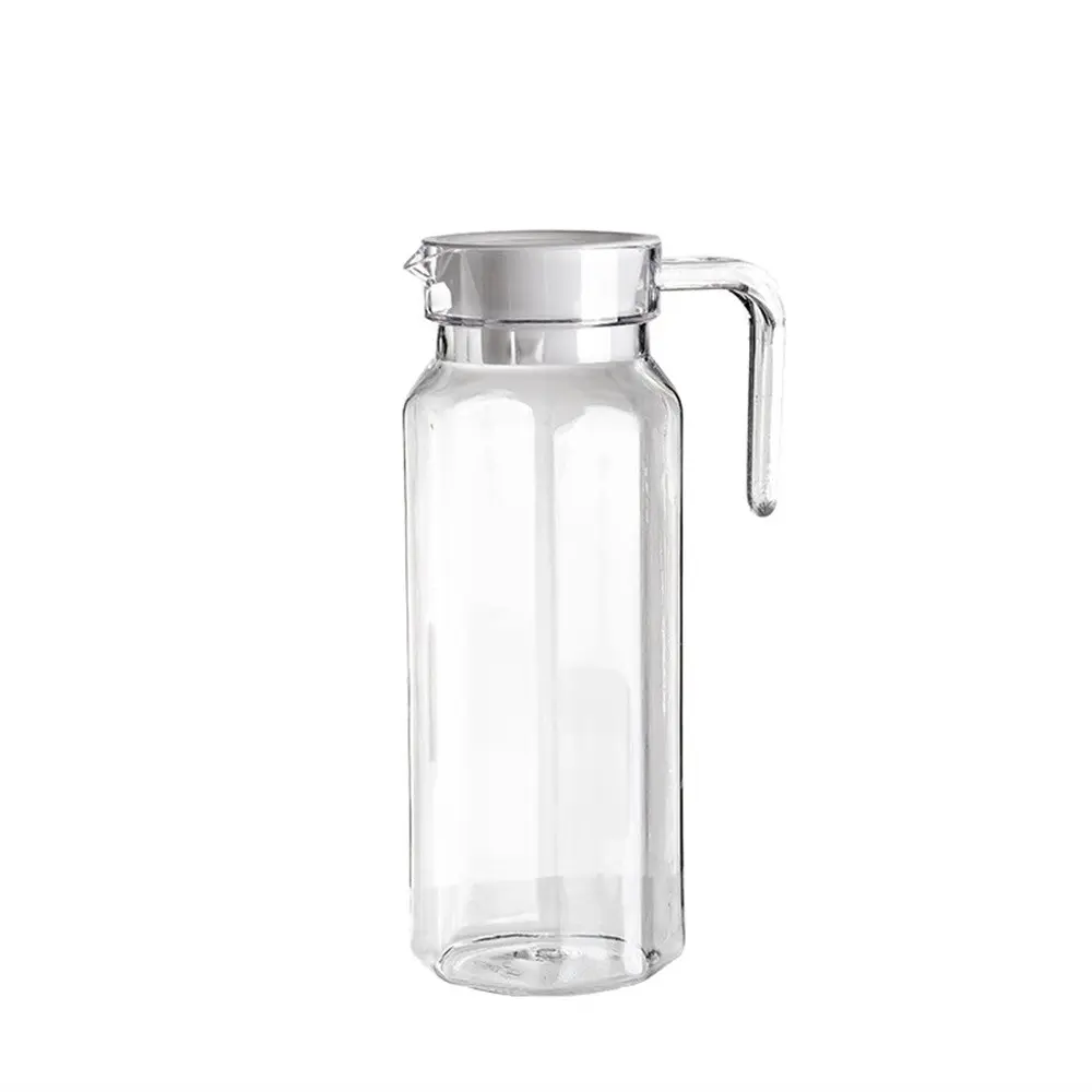 Transparent Juice Jug, Ideal for Juices, Tea, Lemon, Water, Milk, Cold Beverage Bottle, Kitchen Utensils, Essential Drink Container