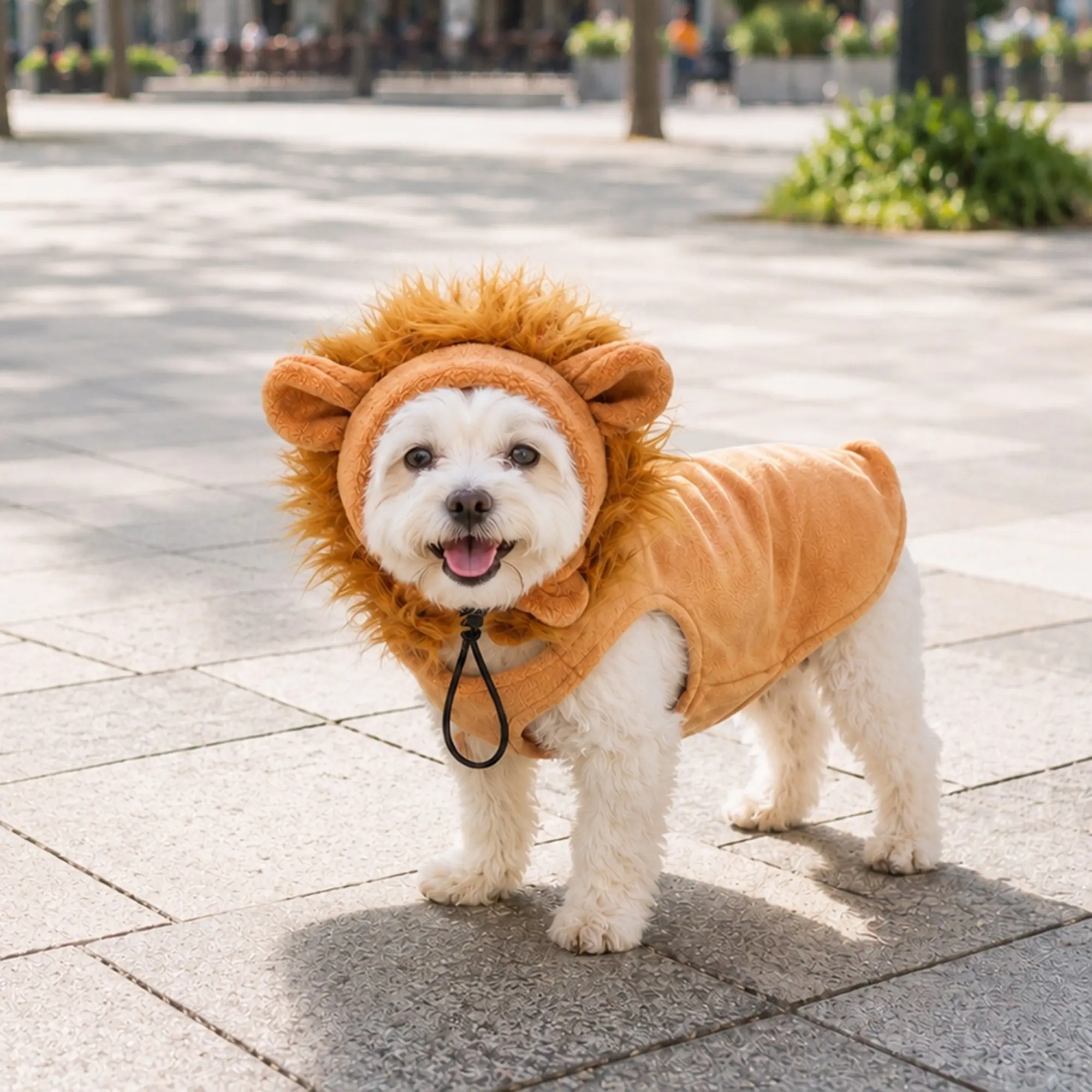 Cute Lion-Style Adjustable Pet Headband, Soft and Skin-Friendly Dog Hat, Fashionable Hooded Sweatshirt for Pets, Pet Accessories