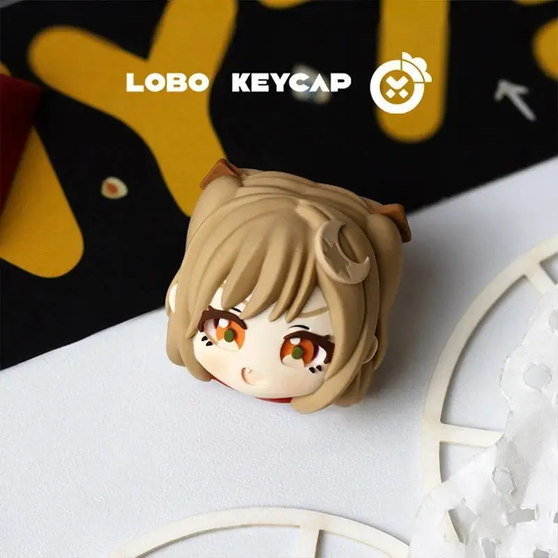 Cosmic Princess Kaguya! Series Keycap Handmade Resin Artisan Anime Peripheral Cute Kawaii Creative Cap for Mechanical Keyboard