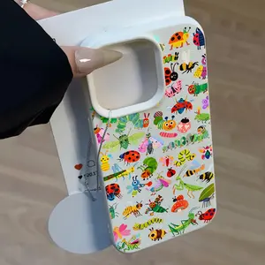Phone Case - Stylish Cartoon Animal Themed Caterpillar Phone Case, Compatible with Iphone 17, 16E, 16, 15, 14, 13, 12, 11 Pro Max, Air, X, XR, XS Max, 8 and 7 Plus with Shockproof Soft Back Cover