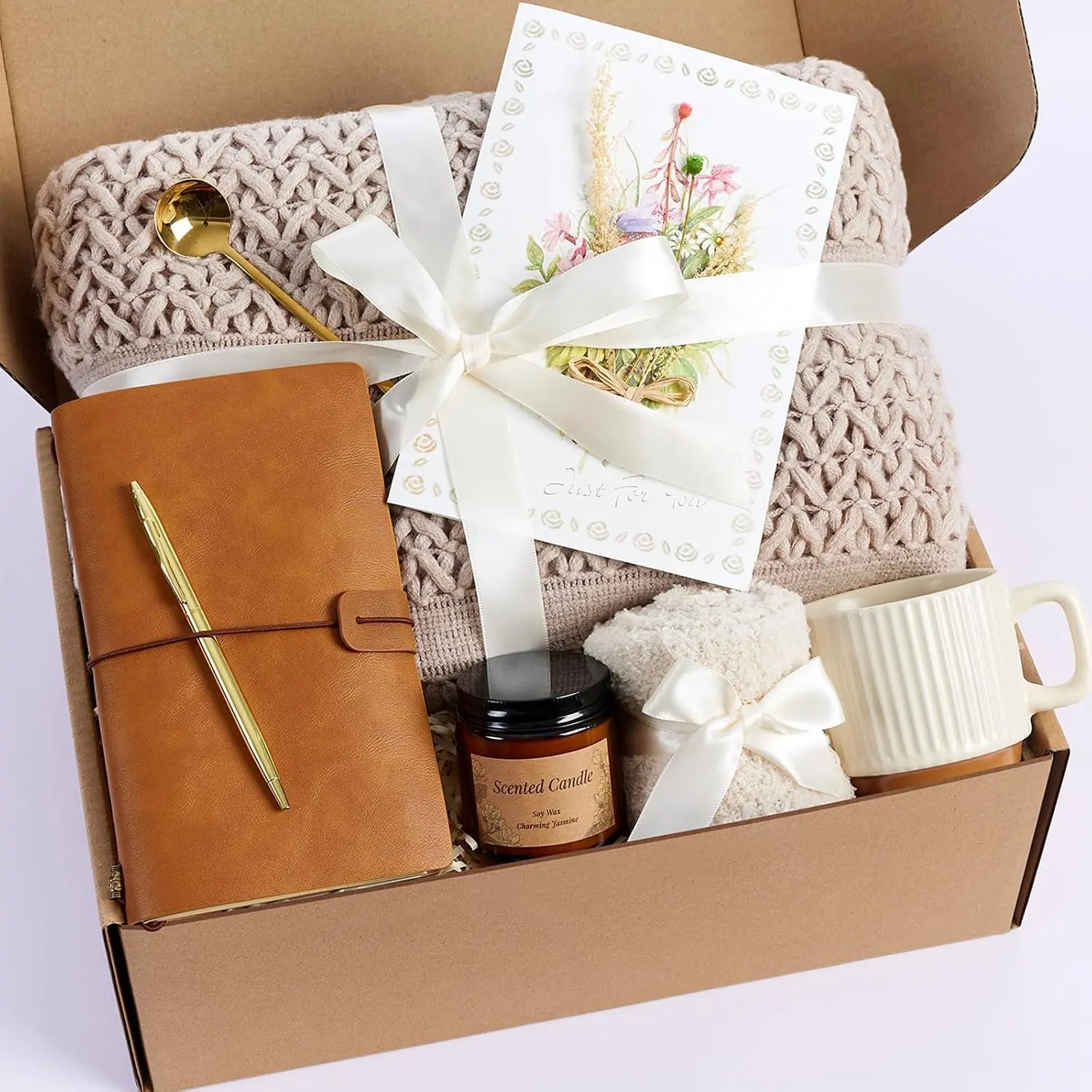 Self Care  Baskets for Women, Get Well Soon  Package, Thinking of You Sympathy  Baskets, Relaxing Care Package After , Sending Hugs Gifts Idea for Mom Her  Sister Coworker