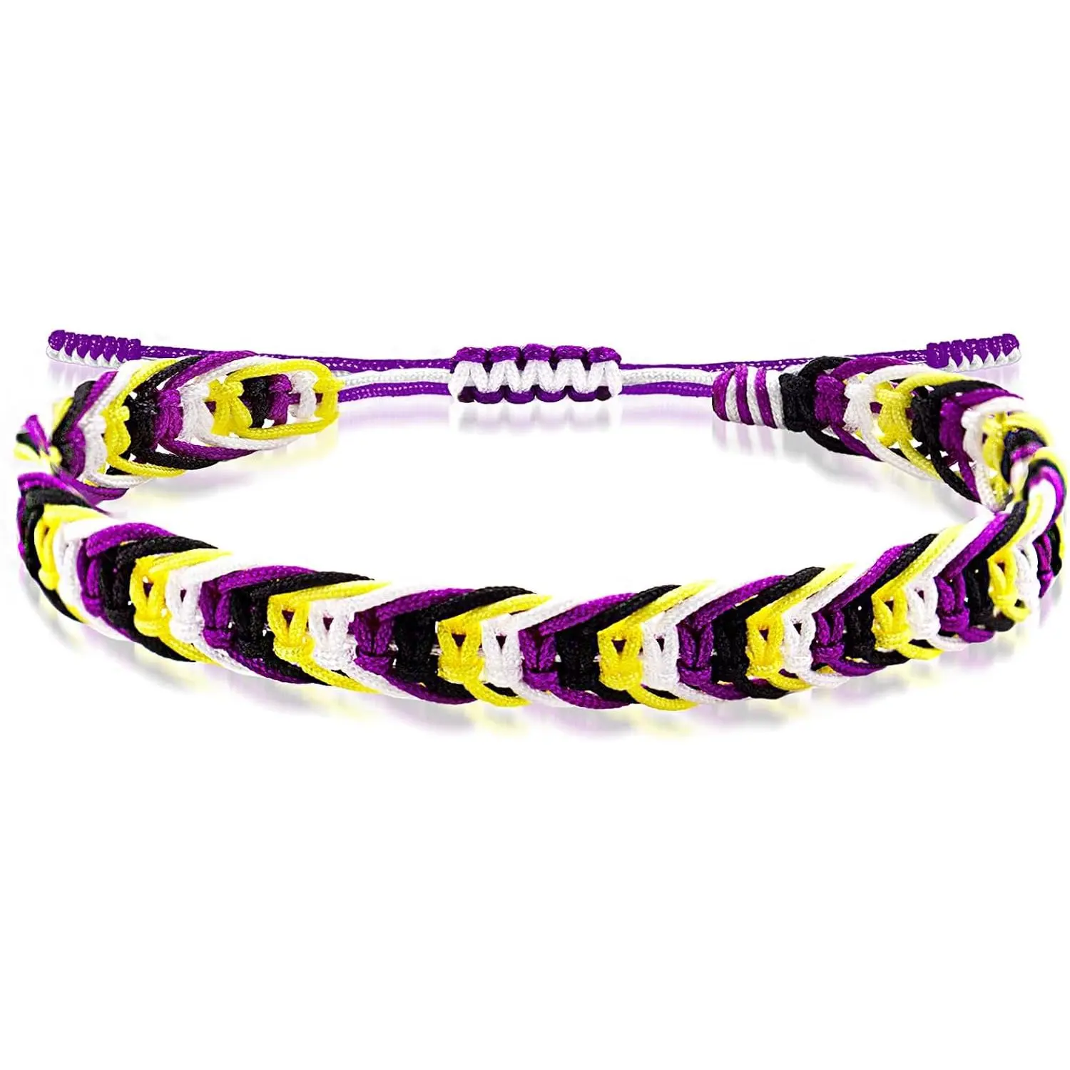 LGBTQ Rainbow Pride Bracelets for Women Men Bisexual Lesbian Transgender Pansexual Nonbinary Asexual Gender Fluid  Braided LGBT Pride Bracelets for Pride Month LGBTQ Community