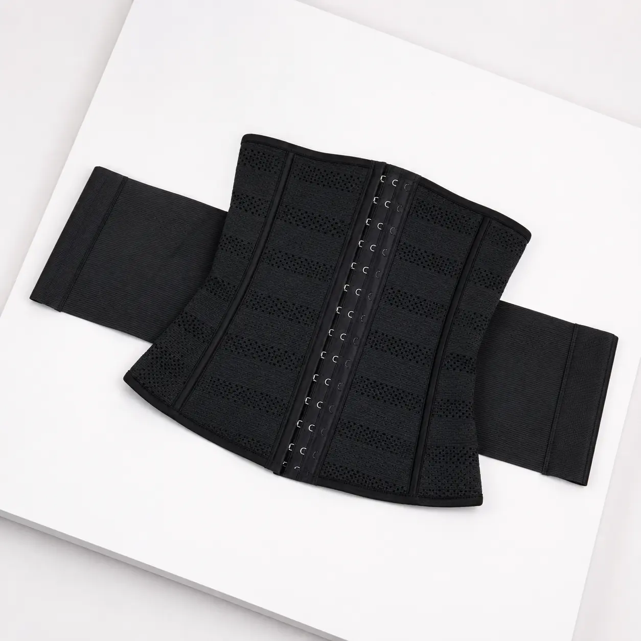 Women's Adjustable Customizable Compression Waist Trainer - Lightweight Breathable Mesh, Hook-and-Loop Closure, Ergonomic Design Workout Gear for Fitness, Postpartum Recovery (Sports & Outdoor Reflective Accessory)