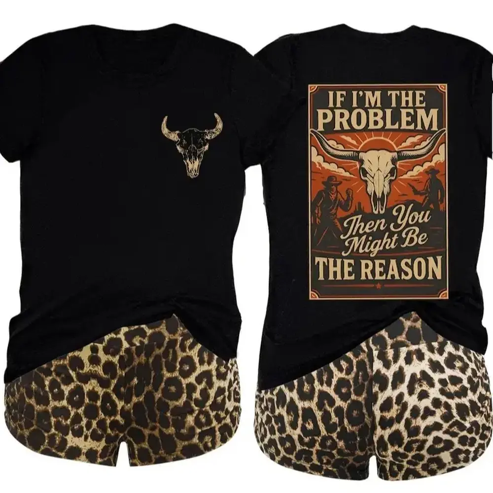 - "If I'm The Problem, You're The Reason" Women's Tops