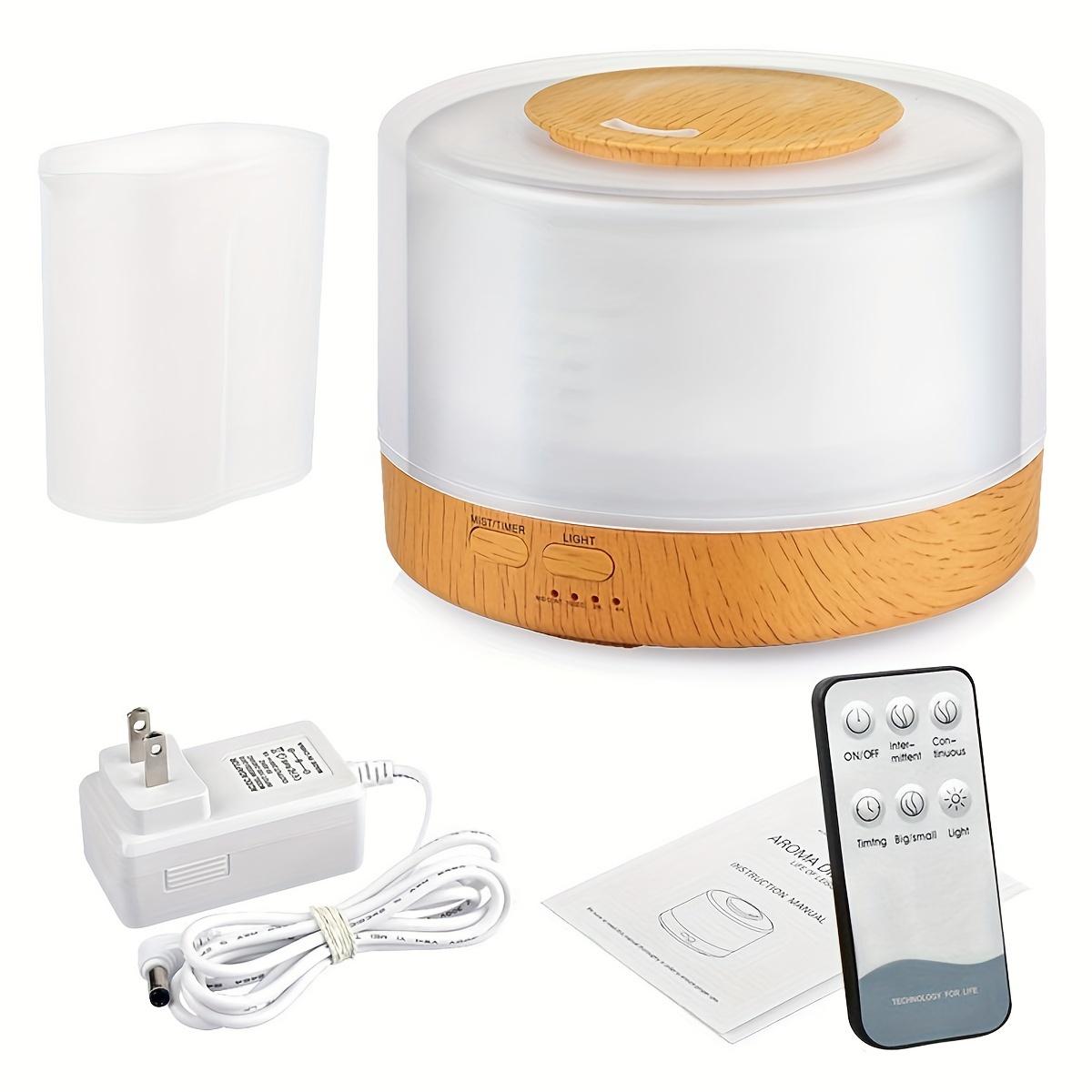 Luxury Aromatherapy Gift Set  Smart Home Diffuser with Remote, Color-Changing Base & 6 Signature Oils - Perfect Housewarming/Anniversary Presen