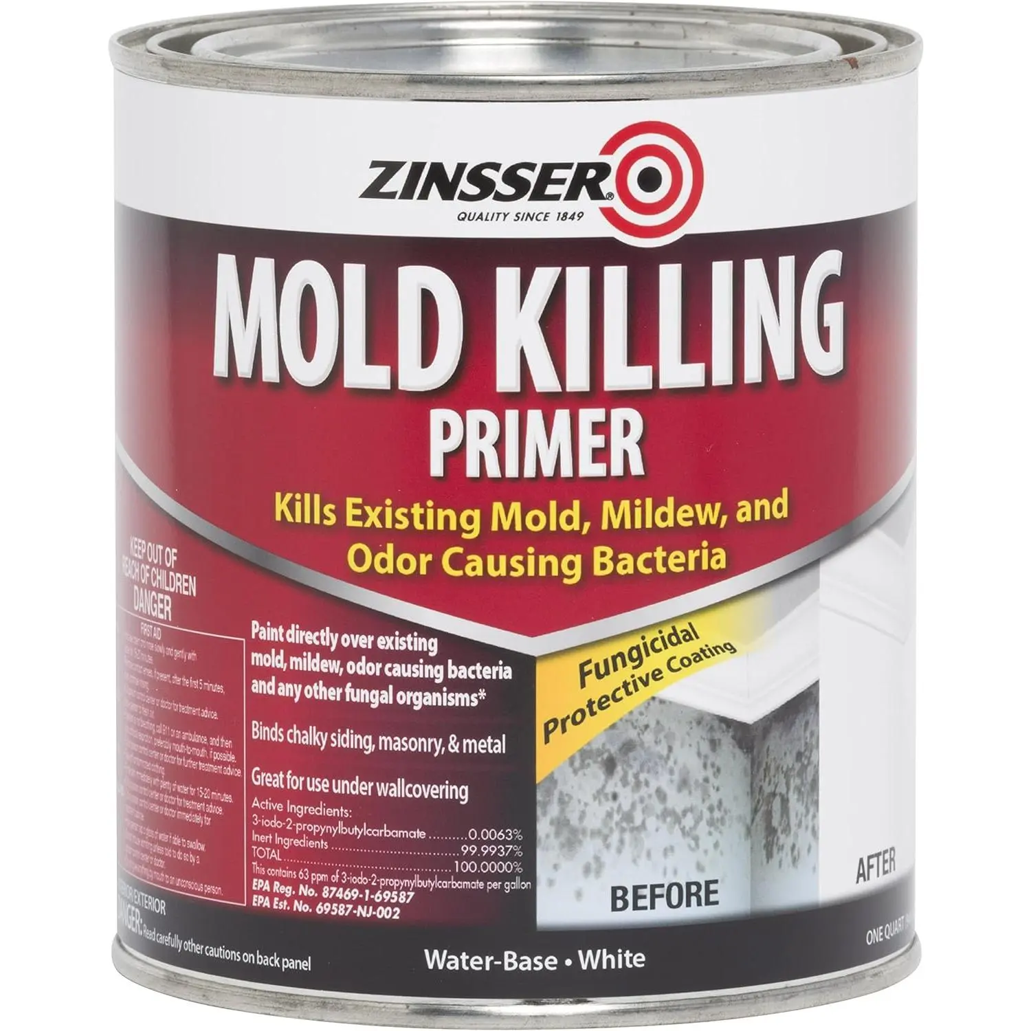276087 White Mold Killing Primer Water-Based Mold Killing Primer
