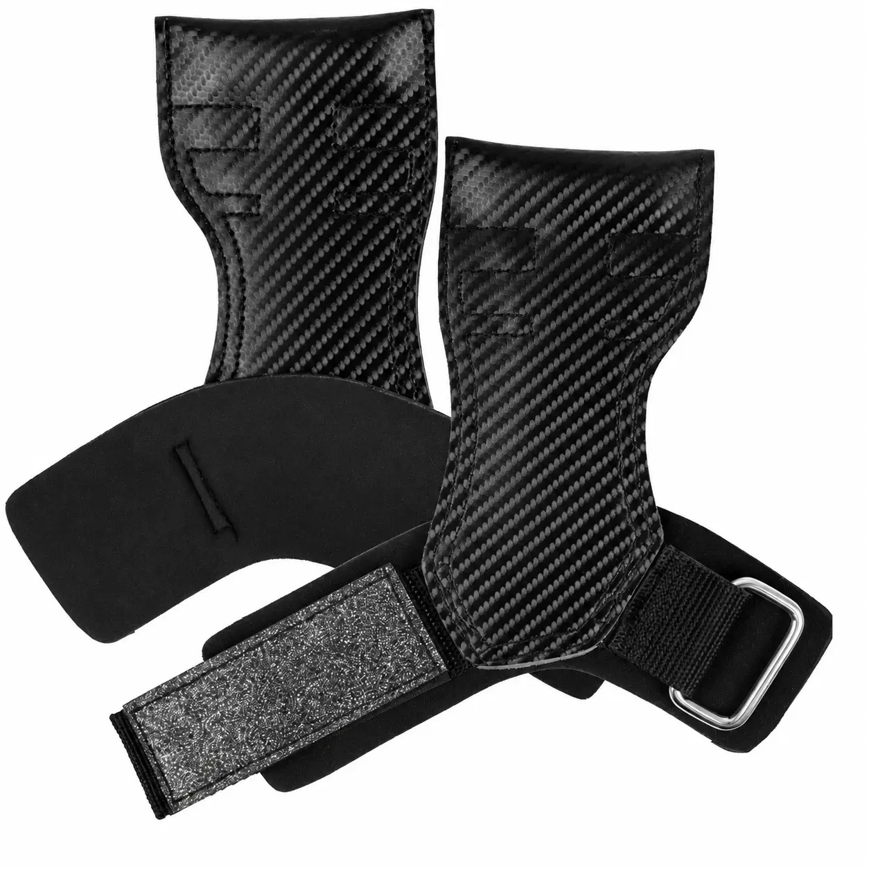 Durable Non-Slip Rubber Gym Grips for CrossFit, Weightlifting, Pull-Ups, and General Fitness Training – Enhanced Palm Protection with Breathable Ventilation and Secure Wrist Support
