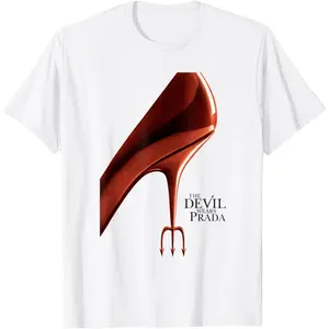 The Devil Wears Prada Iconic Red Pitchfork Heel T-Shirt