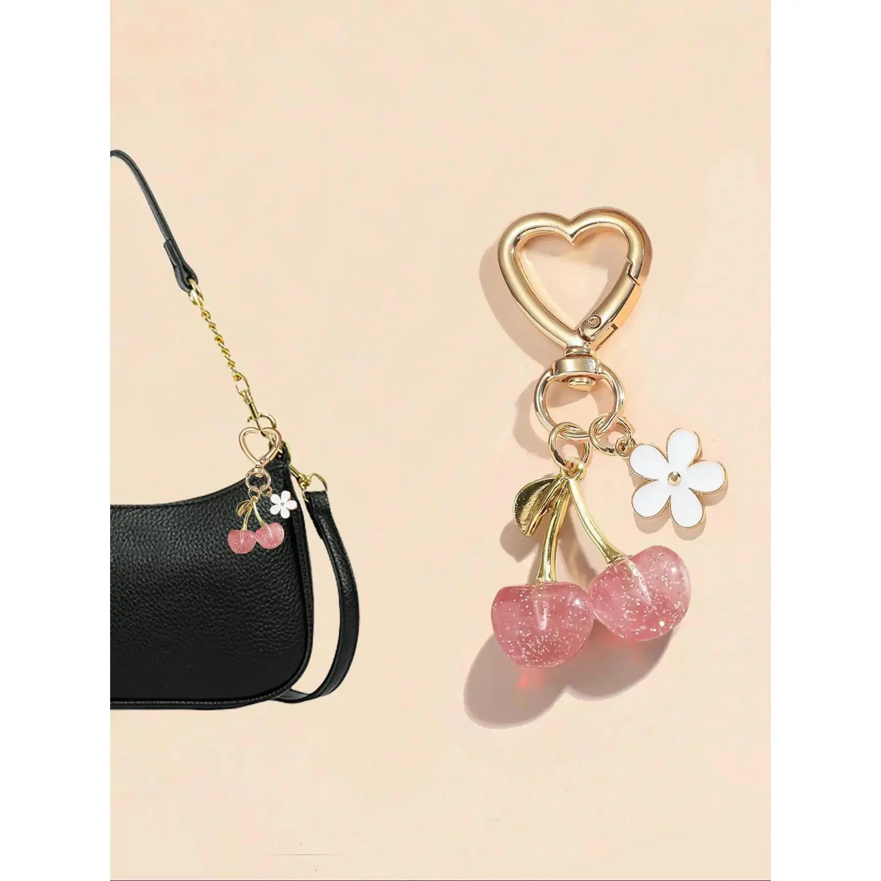 Bag Charm, Fashionable Keychain for Women & Girls, Trendy Accessory for Birthdays, Perfect Girlfriend Gift Idea, Fashion Bag Charms, Charms for Bags, Purse Charms, Purse Charms For Handbags, Girly Purse Accessories