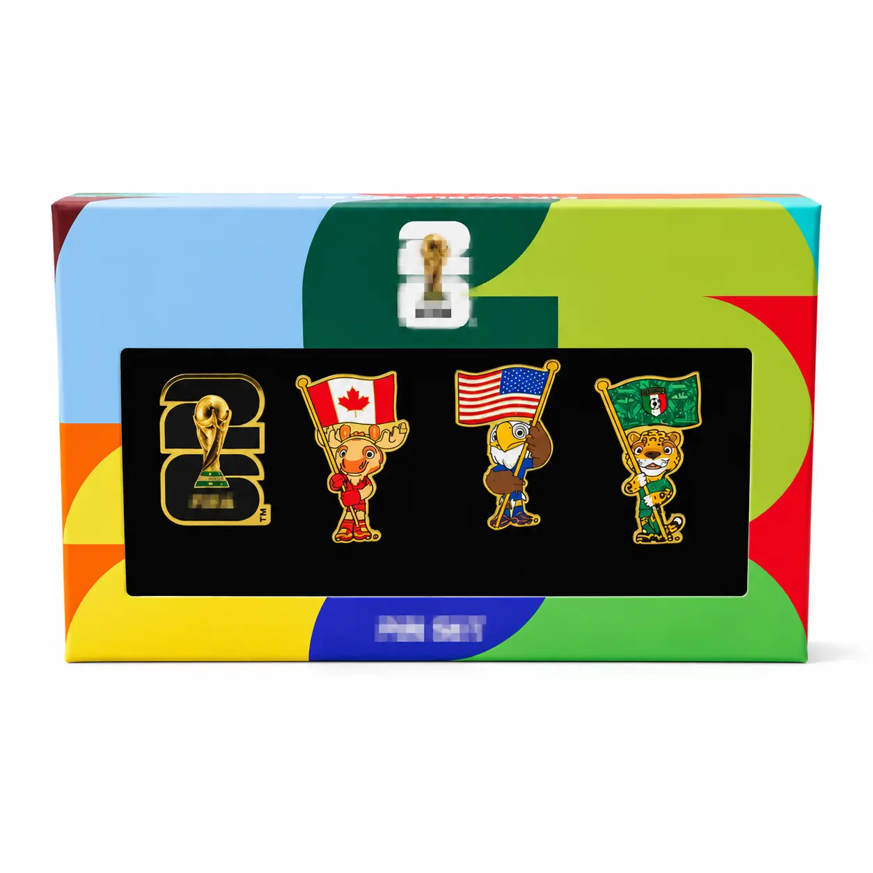 2026 North America Soccer Durable Metal Pin Set - Premium Badge, Vibrant Mini Charm for Backpacks, Jackets (Festive Fan Collectibles), Durable Metal Pins