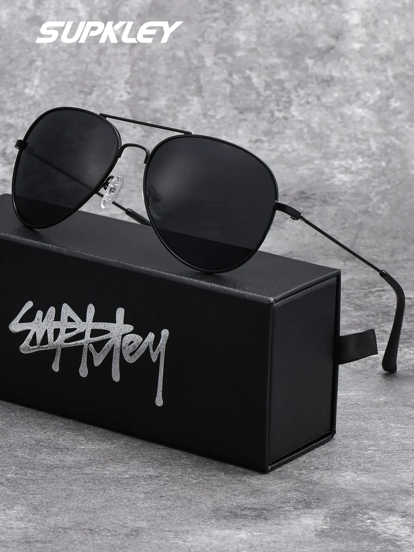 SUPKLEY Vintage Oval Sunglasses Polarized Lens UV400 Protection Retro Frame Glasses for Women Men Summer Travel