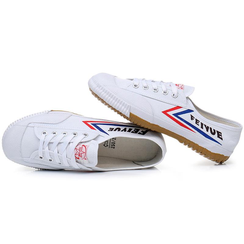 Feiyue field shoes, canvas training shoes, practice shoes, running white sneakers, gymnastics shoes, sports examination shoes for men