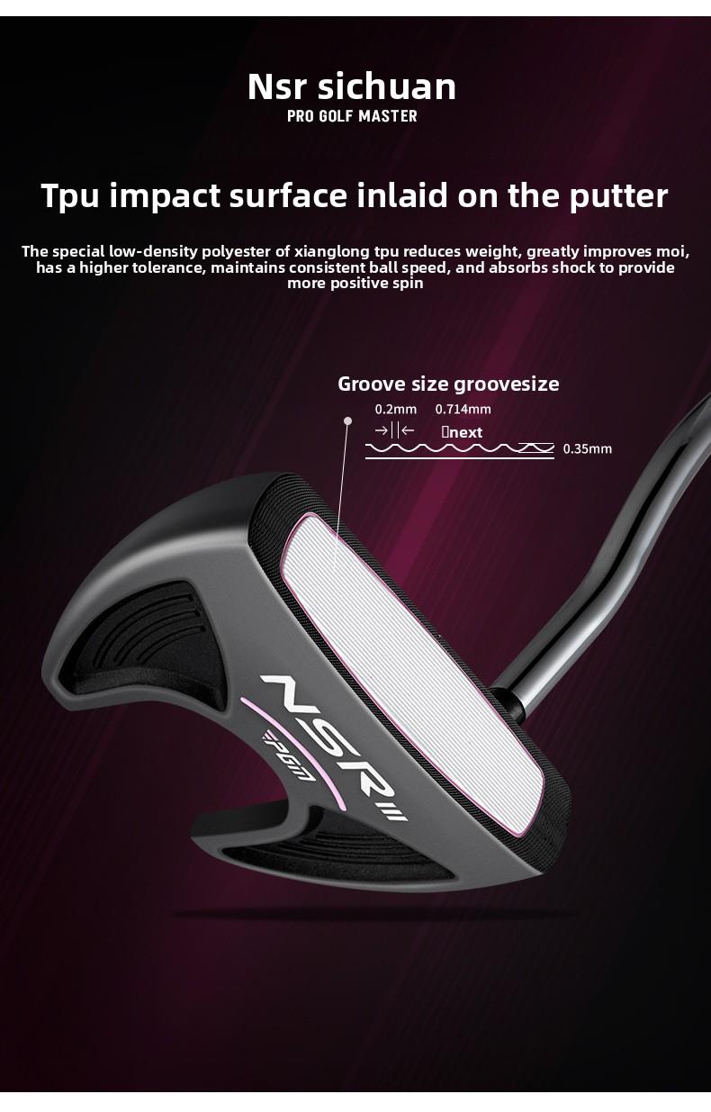 Women's Golf Putter - Single Club| Stable, Low Center of Gravity, High Forgiveness| Features Alignment Line