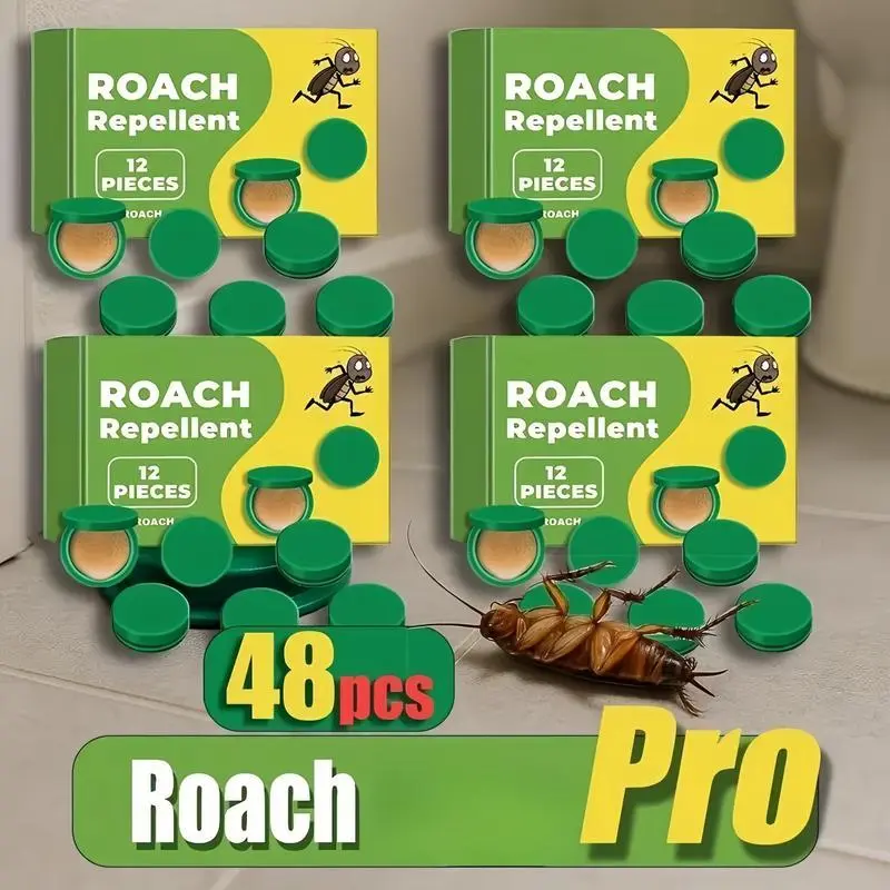 MoonSpry Domestic Roach Control Kit - Powerful Cockroach Gel Bait, Rodent Repellent Pouches, Microfiber Mop Bug Cleaner for Indoor Multi-Surface Extermination & Cleaning, for Residential Users