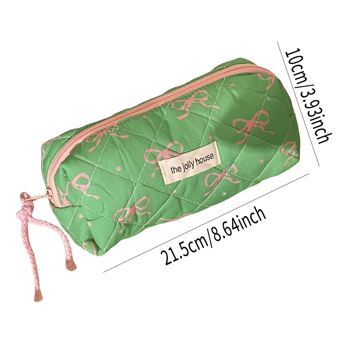 16PC Green Cute Puff Peach with Makeup Bag Beauty Tool Set Makeup Brush Set Makeup