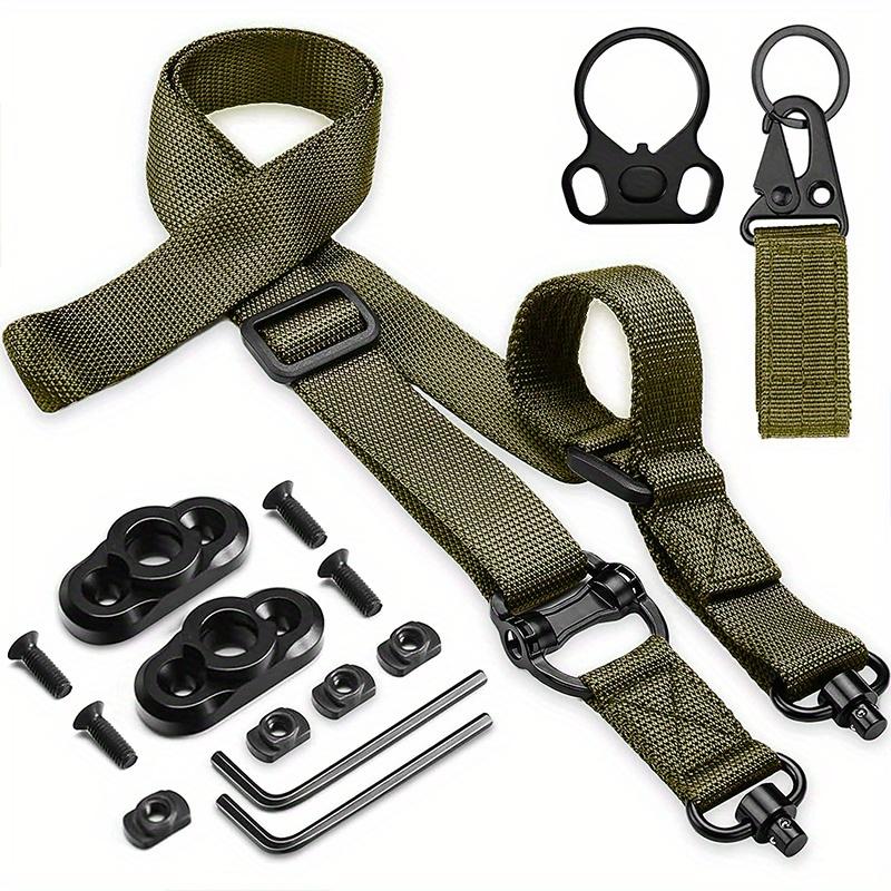 Upgraded Enhanced Quality- Quick-Adjust 2-Point Sling with Sling Swivels, Fast Adjust Thumb Loop, Durable Mount Straps