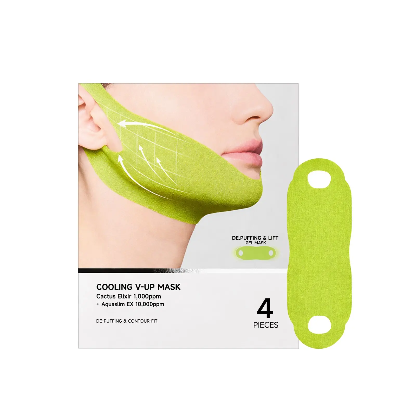 Gentle Face Care Patch, Daily Use Chin Area Skin Contouring, Lightweight Comfortable Convenient Facial Mask, Chin Lifting Mask For Tightening And Firming, Soft Fit Beauty Treatment