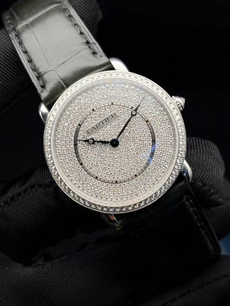 Cartier Ronde de Cartier WR007007 Manual Mechanical 18K White Gold 36mm