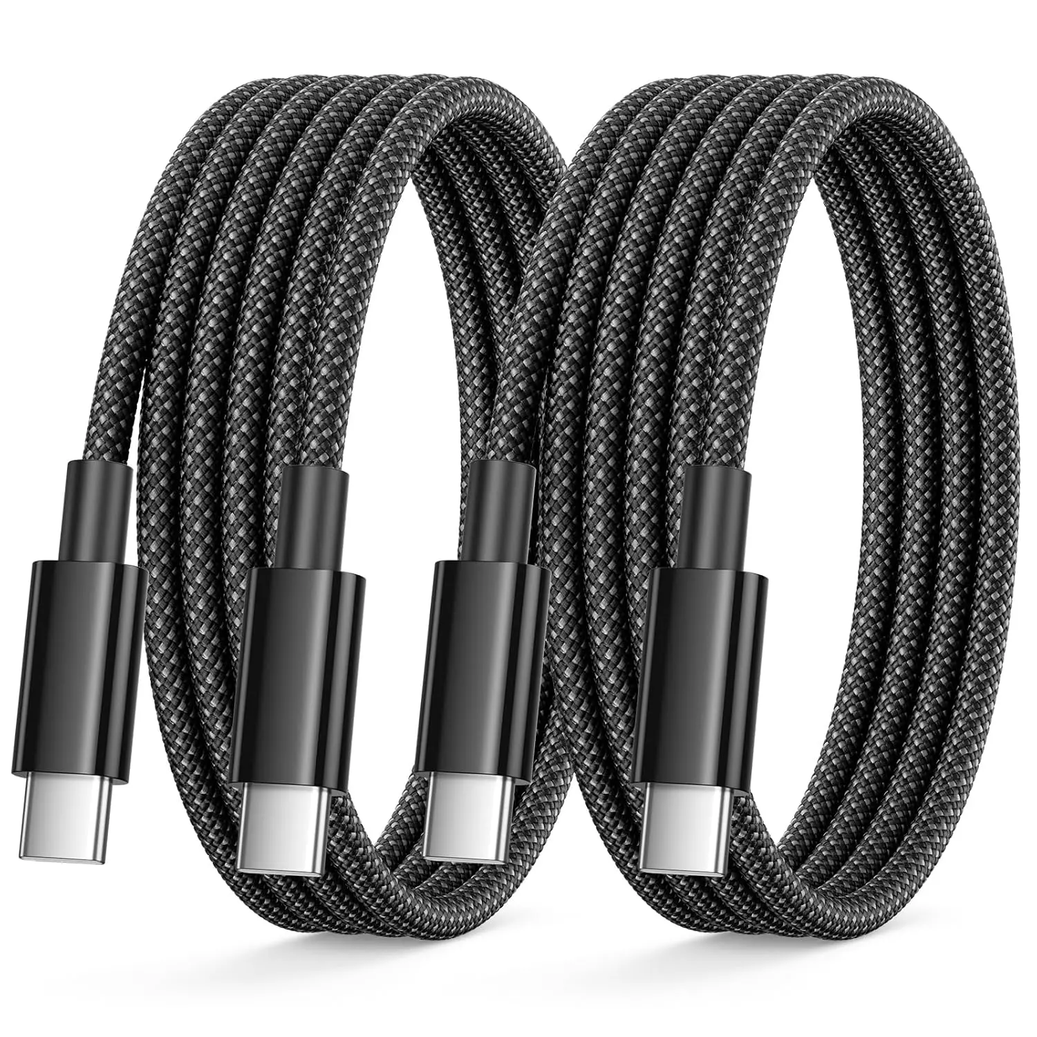 USB C Charger  3FT 2Pack, 60W Type C Charger    Nylon Braided USB C Wire Cord Lead for  17 15 16 Plus Pro Max, iPad Pro/Air/Mini,  S25/S24/S23/S22/S21/S20