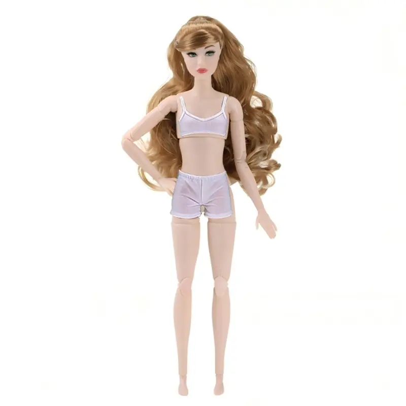 11.5 Inch 22 Joints Articulated Yoga Doll, Fashionable Figurine, Christmas Birthday Gift, DIY Dress-Up Toy