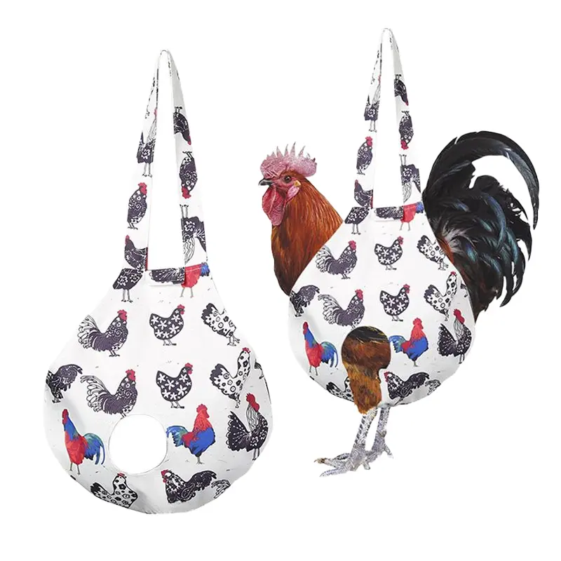 Pet Chicken Travel Carrier Bag - Washable, Breathable Poultry Tote for Call Ducks, Roosters, Catching, Transport & Outdoor Activities