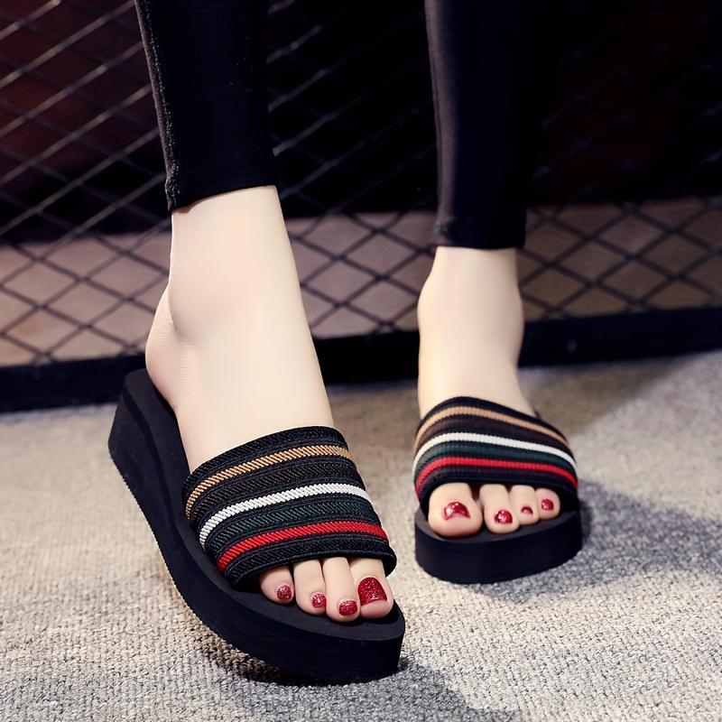 (New)Stylish Sports Sandals with Cushioned Thick Sole - Non-Slip, Wear-Resistant for Beach & Outdoor Fun,Girl,Women, slippers women, 90s vintage men clothing,Shoe,Footwear