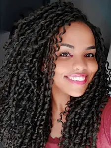 3 Pcs Soft Dread Crochet Hair 14 Inch Synthetic Soft Locs Crochet Hair Extensions Straight Faux Locs Synthetic Hair