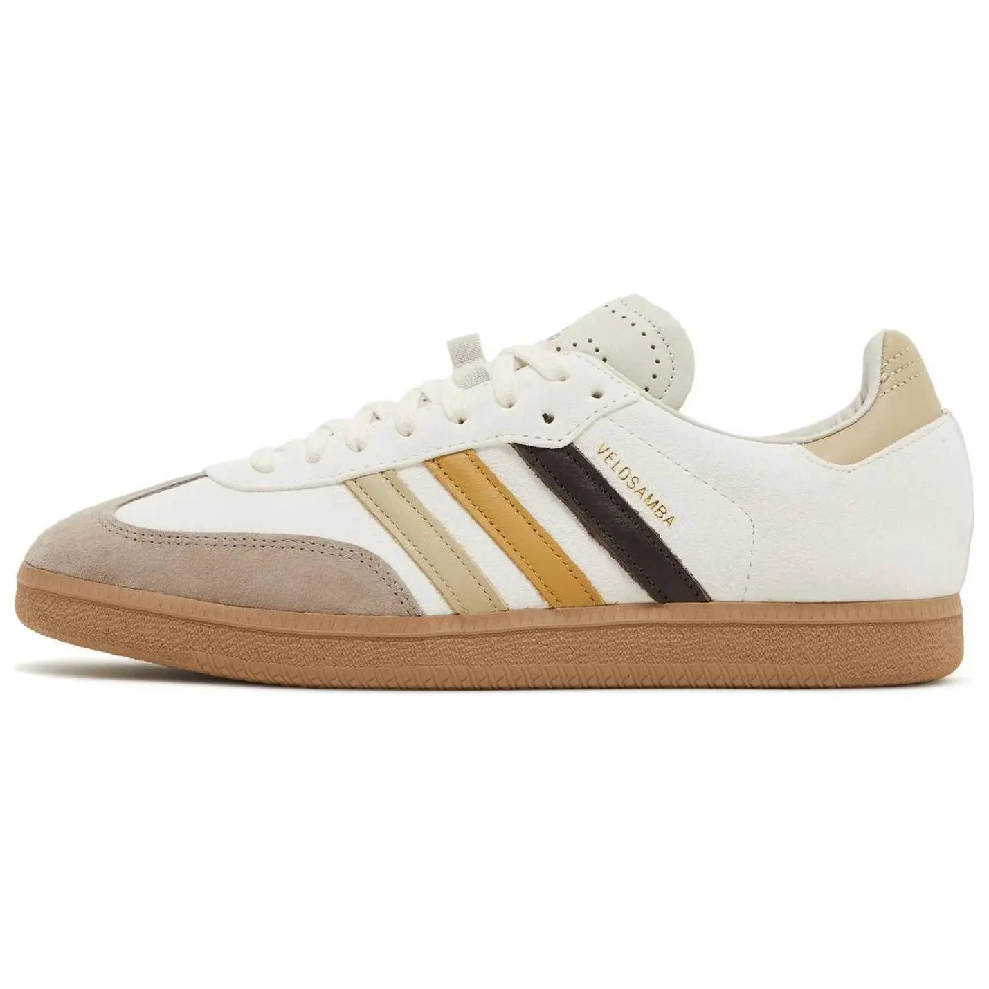 Adidas Cycling Social Cycling Low-Top Sneakers for Men and Women – Durable and Breathable White-Brown Verifiable, with credentials and supporting global authentication
