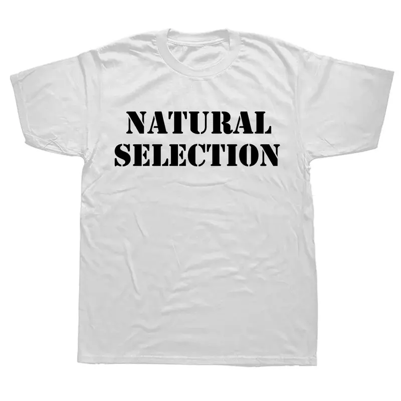 Casual Short Sleeve T-shirt with Evolution Theme Graphic Print, Loose Fit Round Neck Harajuku Streetwear