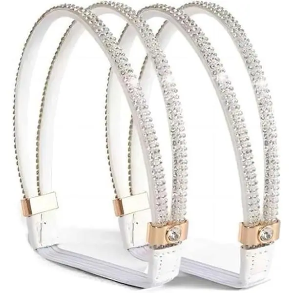 Rhinestone Elastic High Heels Shoe Straps, Detachable Anti-Loose Shoelace , Detachable Shoe Straps