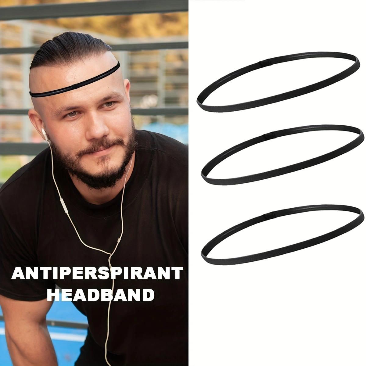 Solid Color Sports Headband, Elastic Headbands, 3 Counts/set High Elasticity Sweat Absorbing Headband, Non-slip Headband for Running Cycling Climbing