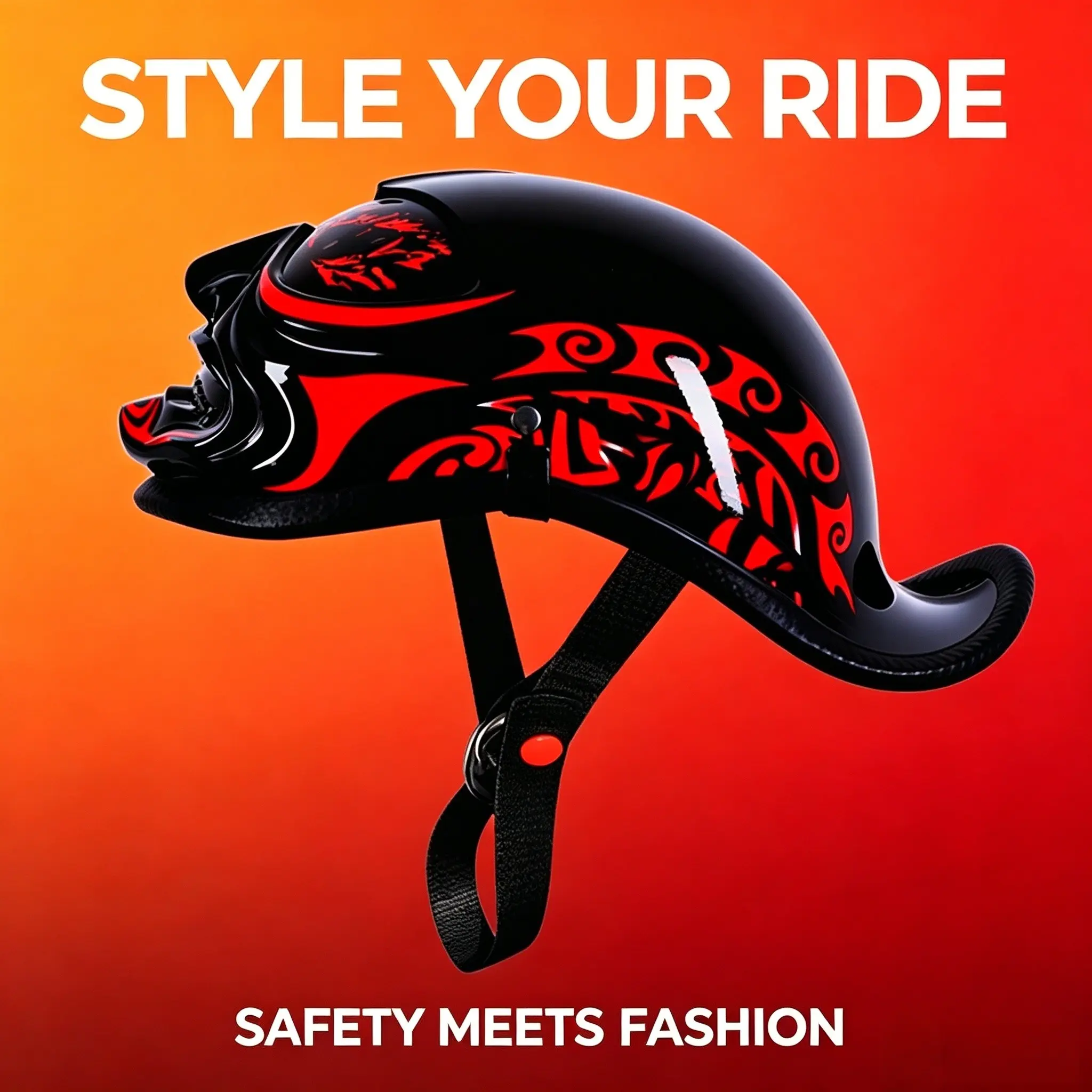 2026 New Half Face Helmet for Electric Scooter and Motorcycle, Summer Breathable Design, Personalized Riding Gear, Riding Safety Helmet, Stylish and Comfortable
