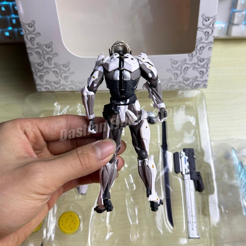 Kaiyodo Revoltech Metal Gear Solid Raiden Action Figure PVC Movable Model #140 Collection 15cm Solid Snake Jack Figurine Toys popular