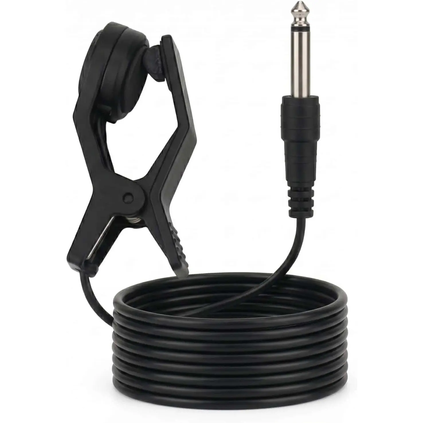 Clip- Contact Microphone Acoustic Guitar Pickup with 9ft (2.5m)  | 6.35mm (1/4 Inch) Jack, Mic Pickup for Classical Acoustic Guitars Violin Mandolin Ukulele Tuner Sound Amplifier Speaker