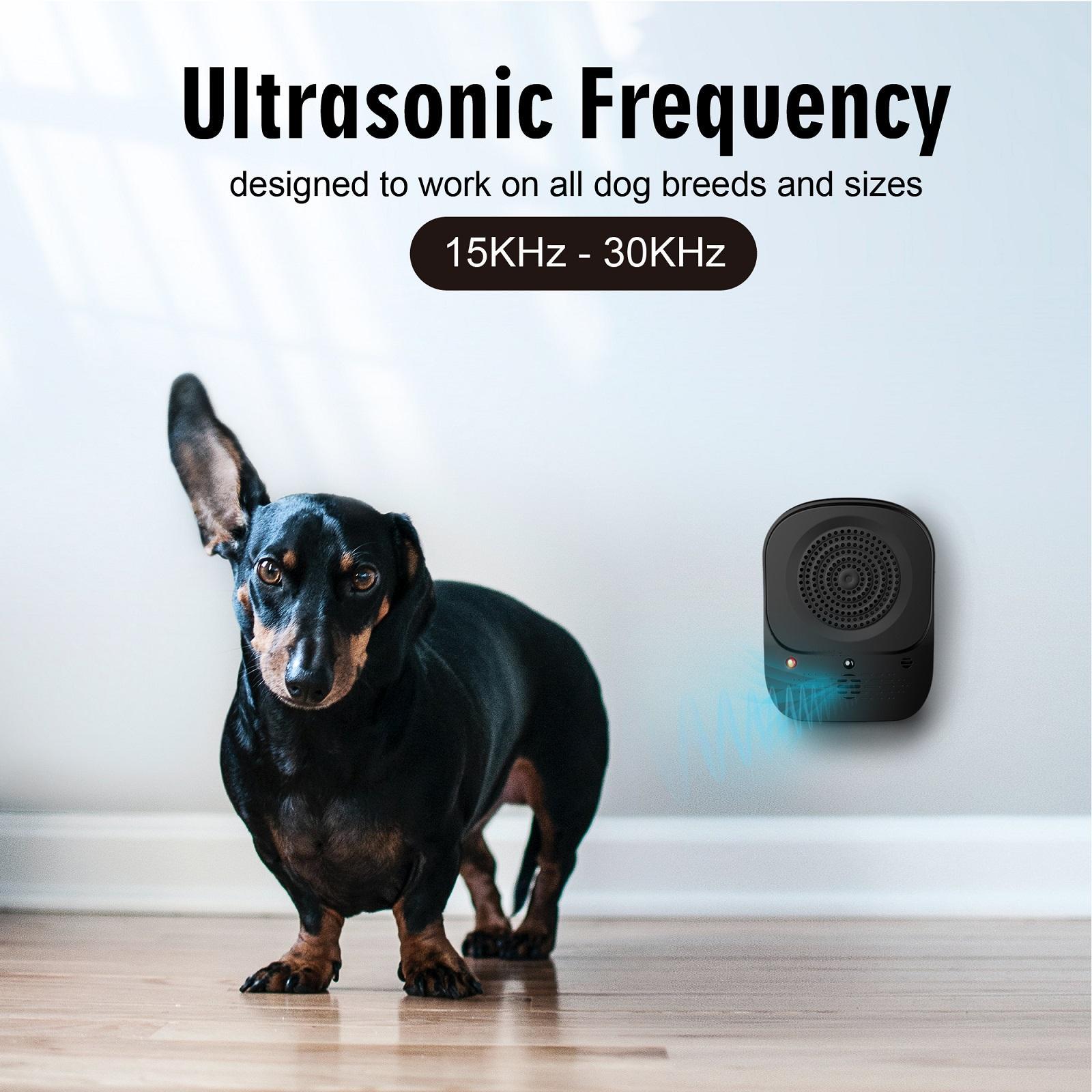 Ultrasonic Dog Barking Control Box, 1 Set Rechargeable & Remote Control Dog Barking Repellent, Effective Dog Barking Control Device, Suitable for Indoor & Outdoor