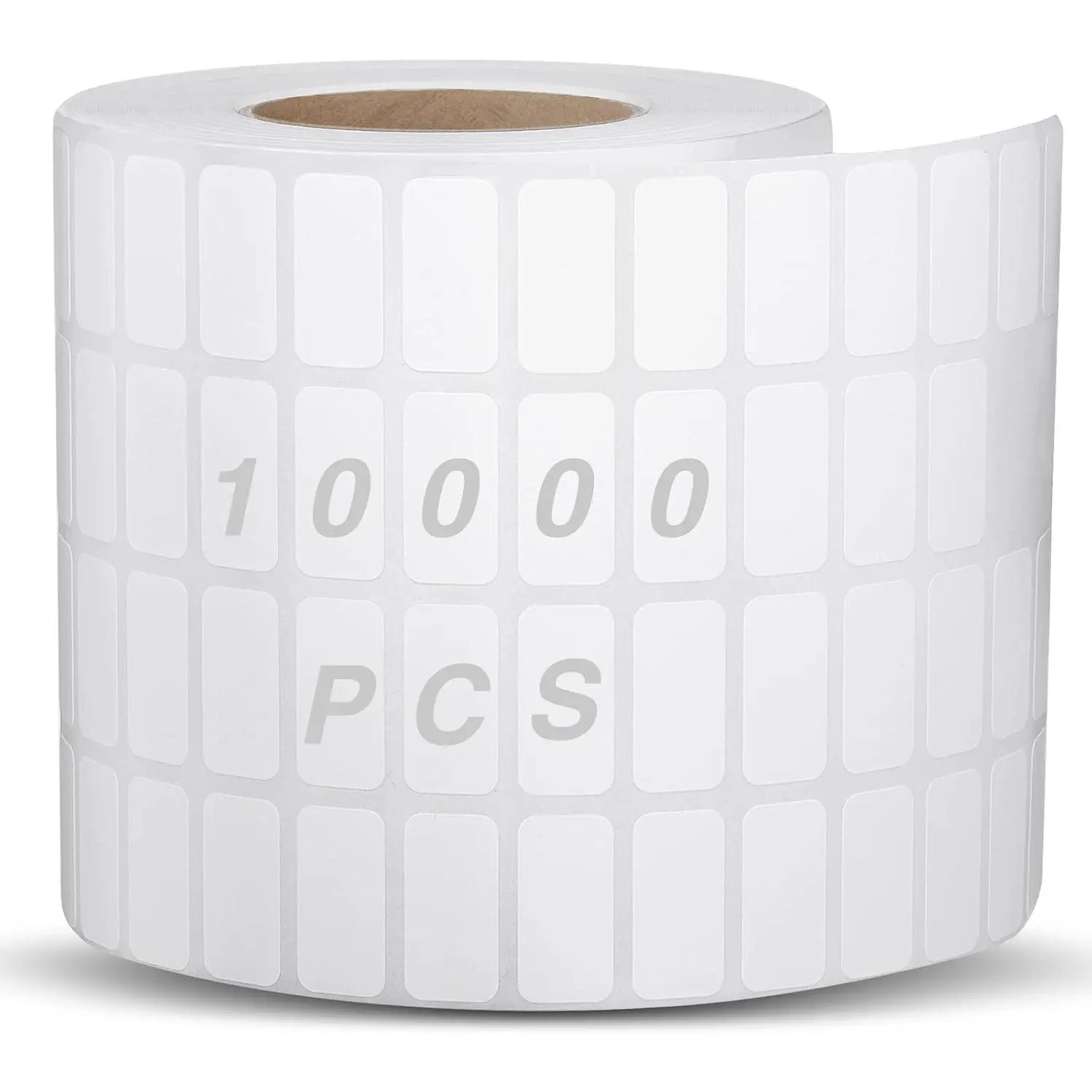 10000 count  Painting Storage Containers Labels White  Art Stickers Small Blank Name Number Painting Tag Mini Self Adhesive Rectangle Labels Writable Sticker for Office  DIY