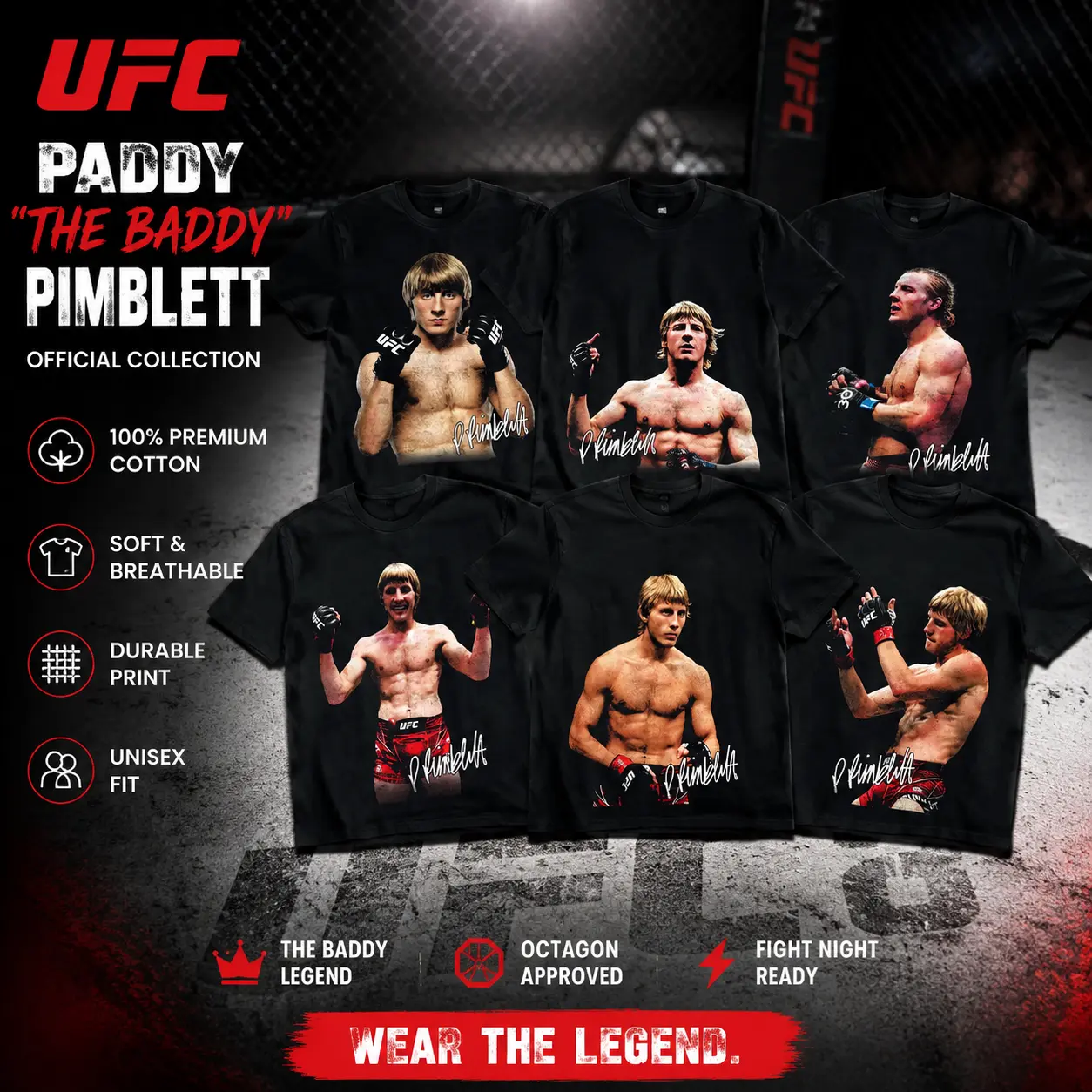 Paddy Pimblett Shirt, Unisex Vintage Street Style Graphic Short Sleeve Tee, Fitted Cotton Crew Neck for MMA Fans, All Seasons, Streetwear, Tshirt, Casual, Menswear, Pure Cotton, Unisex Wear, Fitted Cut, Shortsleeve, Round Neck, Graphic Print