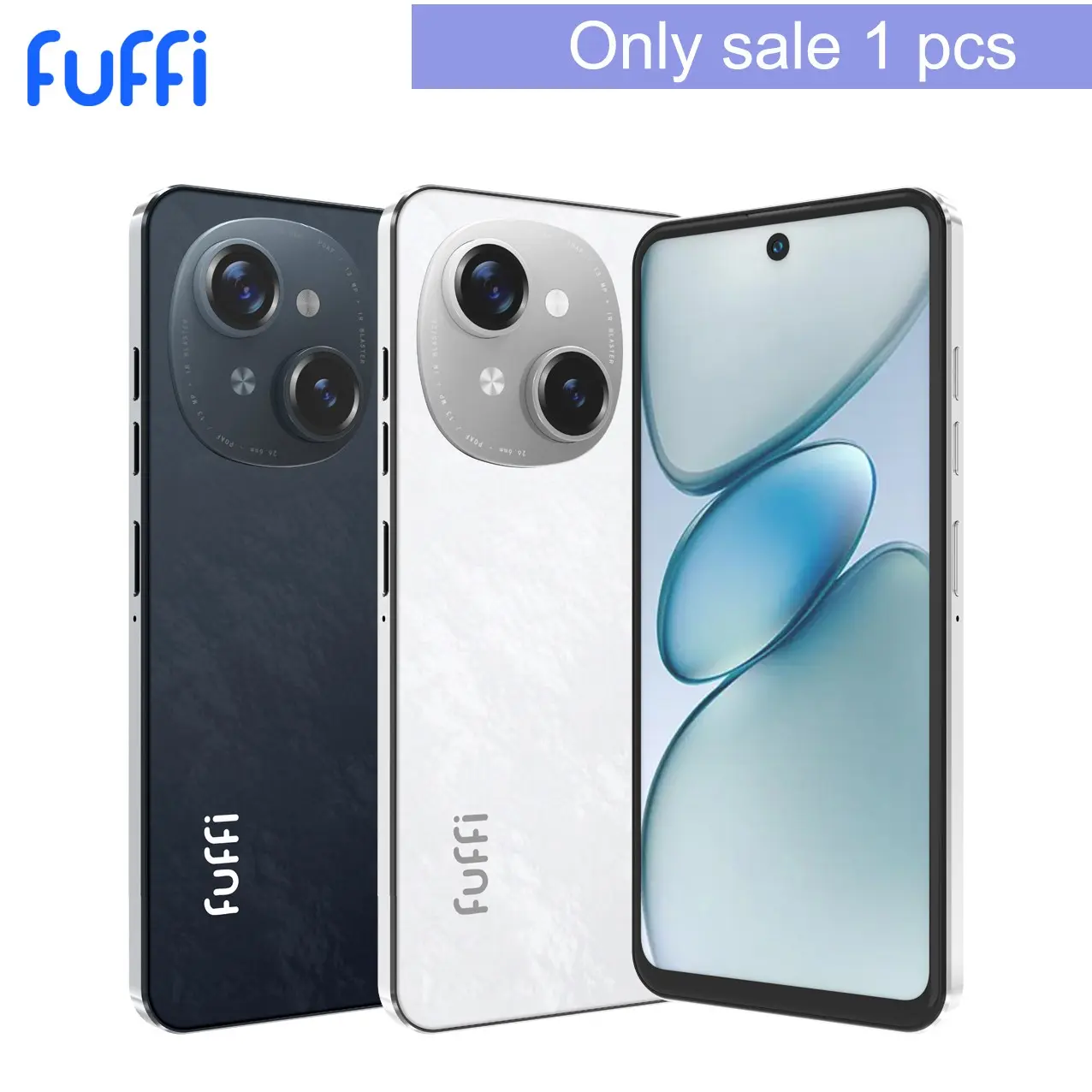 Fuffi Smart Phone, Global Smartphone, 6.56 Inches, 3+32GB, Android 10, 3200mah Battery, 4g Network, Dual Sim, USB PD Charging, Type C Cable