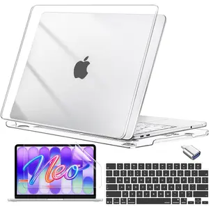 Macbook Neo 13-Inch 2026 Model A3404, A18 Pro Chip, Scratch-Resistant Hard Case, Keyboard Protector, Screen Film, Type C Multi-Color