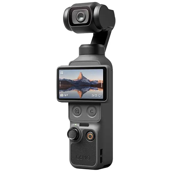 Osmo Pocket 4 Essential Combo, 1" CMOS Pocket Gimbal Camera, 4K 240fps, 3‑Axis Stabilization, 107GB Storage & 1/4" Thread Handle