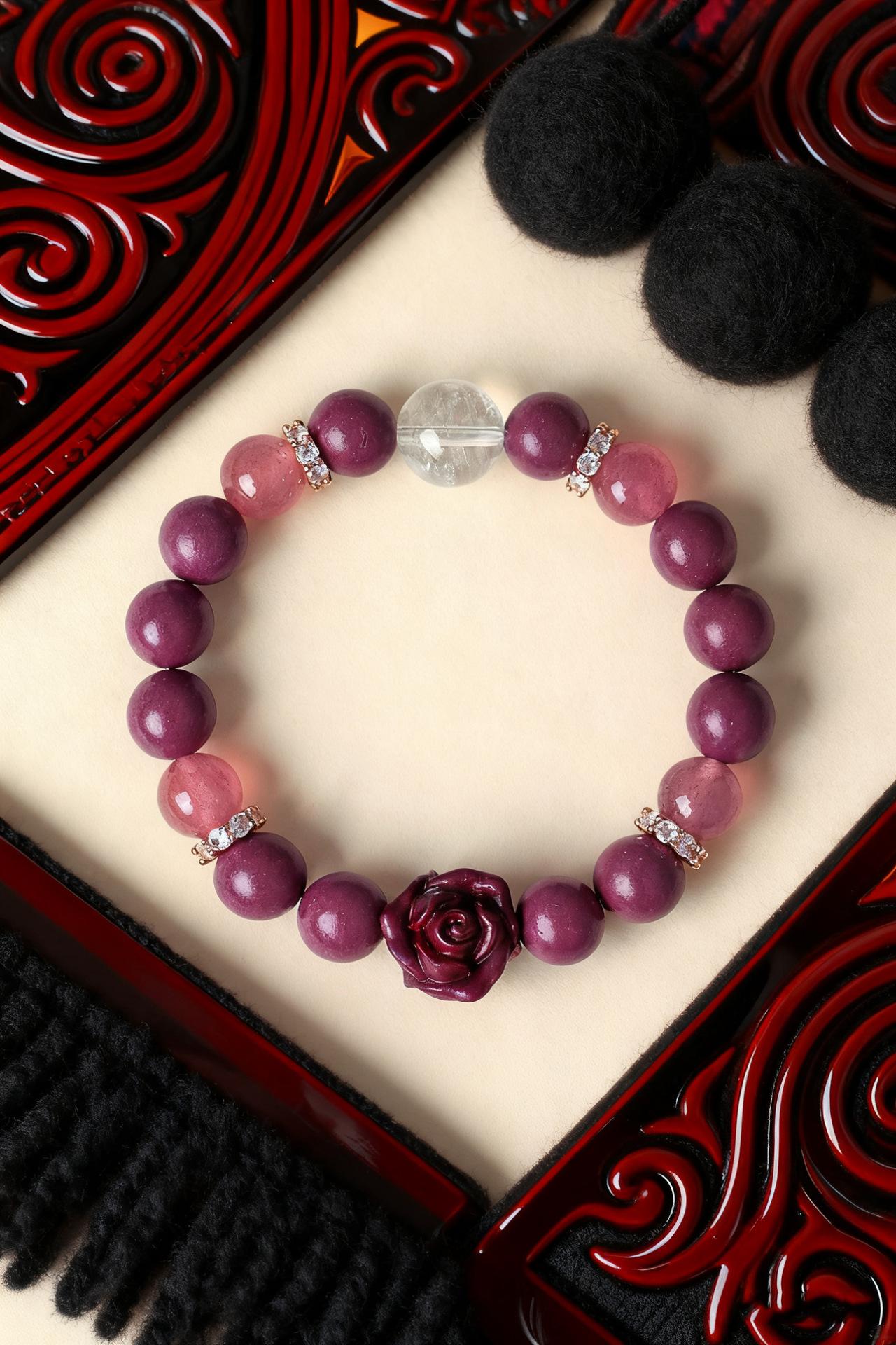 New Chinese-style natural blended incense bead bracelet, Chinese-style hand chain; attracts wealth, wards off evil, aids healing and meditation, suitable for holiday gifts, yoga and mystery