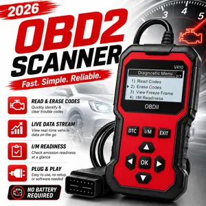 Universal OBD II Scanner, Car Engine Fault Code Reader, CAN Diagnostic Gadget for 1996-Onward OBD2 Protocol Vehicles, Read and Clear Codes Seamlessly, Automotive Scan Tool