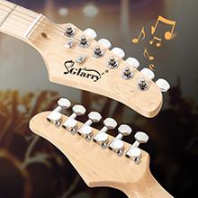 GLARRY Full Size Electric Guitar for Music Lover Beginner with 20W Amp and Accessories Pack Guitar Bag