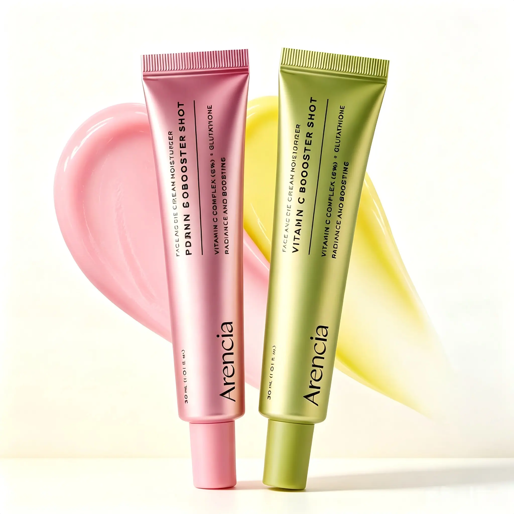 Arencia Vitamin C and Retinal Booster Shot Duo - for Dark-spot and Tightening Fine Lines, Pore, Wrinkles - Gift Set