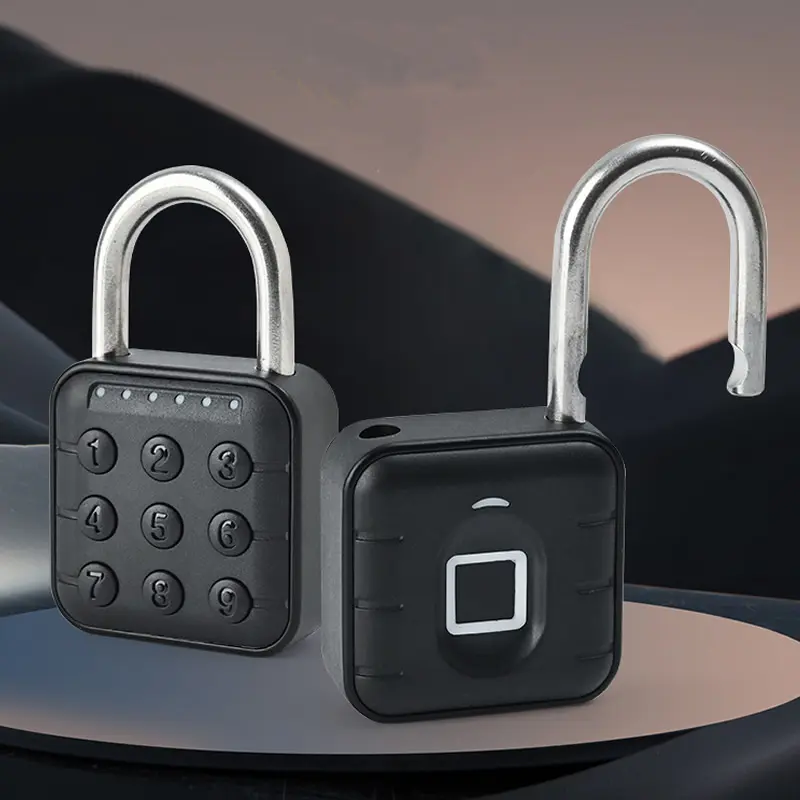 Smart Fingerprint Lock Cabinet, Keyless Electronic Digital Door Lock, Anti Theft Lock, Ip Protection Grade 170/18 Cm, Suitable for Luggage, Cabinets, Office Doors, Trunk