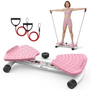 Waist Twister Board - 300 lbs Weight Capacity, Anti-Slip Surface, Noiseless Design, Durable Rotating Platform for Indoor Use